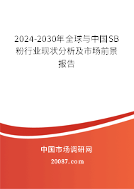 2024-2030年全球与中国SB粉行业现状分析及市场前景报告