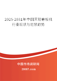 2025-2031年中国三辊卷板机行业现状与前景趋势 2025-2031年中国三辊卷板机行业现状与前景趋势