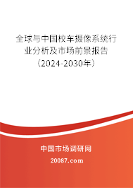 全球与中国校车摄像系统行业分析及市场前景报告（2024-2030年）