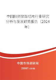 中国阻燃聚酯切片行业研究分析与发展趋势报告（2024年）