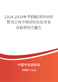 2024-2030年中国玻璃钝化硅整流芯片市场调研及投资发展趋势研究报告