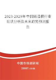 2023-2029年中国锻造模行业现状分析及未来趋势预测报告