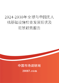 2024-2030年全球与中国无人机基础设施检查发展现状及前景趋势报告