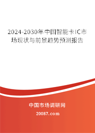 2024-2030年中国智能卡IC市场现状与前景趋势预测报告