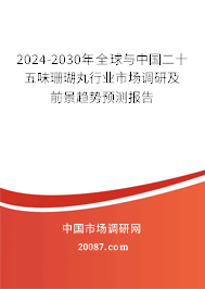 2024-2030年全球与中国二十五味珊瑚丸行业市场调研及前景趋势预测报告