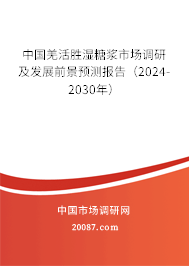 中国羌活胜湿糖浆市场调研及发展前景预测报告（2024-2030年）