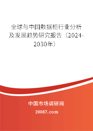 全球与中国数据柜行业分析及发展趋势研究报告（2024-2030年）