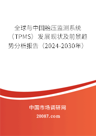 全球与中国胎压监测系统（TPMS）发展现状及前景趋势分析报告（2024-2030年）