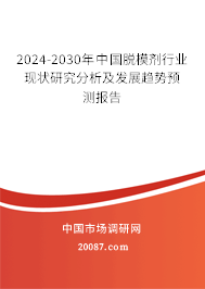 2024-2030年中国脱模剂行业现状研究分析及发展趋势预测报告