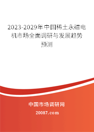 2023-2029年中国稀土永磁电机市场全面调研与发展趋势预测