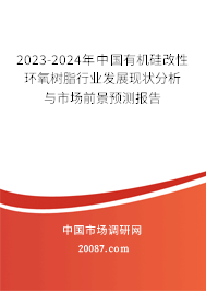 2023-2024年中国有机硅改性环氧树脂行业发展现状分析与市场前景预测报告