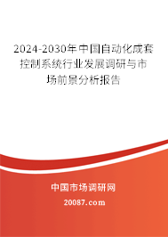 2024-2030年中国自动化成套控制系统行业发展调研与市场前景分析报告