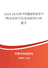 2024-2030年中国网络媒体市场调查研究及发展趋势分析报告