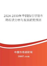 2024-2030年中国指引导管市场现状分析与发展趋势预测