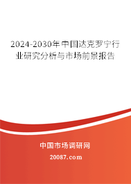 2024-2030年中国达克罗宁行业研究分析与市场前景报告