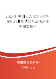 2024年中国无人化全自动打包机行业现状分析及未来走势研究报告