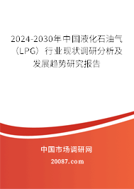 2024-2030年中国液化石油气（LPG）行业现状调研分析及发展趋势研究报告