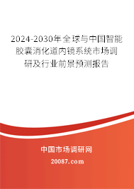 2024-2030年全球与中国智能胶囊消化道内镜系统市场调研及行业前景预测报告