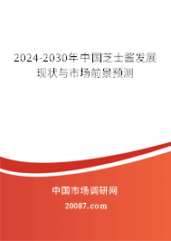 2024-2030年中国芝士酱发展现状与市场前景预测