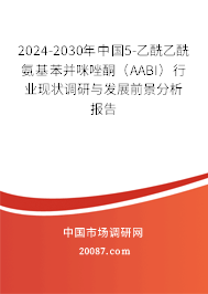 2024-2030年中国5-乙酰乙酰氨基苯并咪唑酮（AABI）行业现状调研与发展前景分析报告