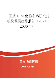 中国胺-N-氧化物市场研究分析及发展趋势报告（2024-2030年）