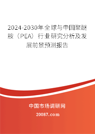 2024-2030年全球与中国聚醚胺（PEA）行业研究分析及发展前景预测报告