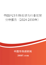 中国PET市场现状与行业前景分析报告（2024-2030年）