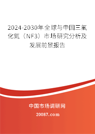 2024-2030年全球与中国三氟化氮（NF3）市场研究分析及发展前景报告