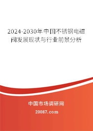 2024-2030年中国不锈钢电磁阀发展现状与行业前景分析