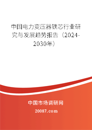 中国电力变压器铁芯行业研究与发展趋势报告（2024-2030年）