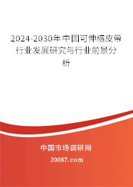 2024-2030年中国可伸缩皮带行业发展研究与行业前景分析