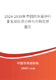 2024-2030年中国热水锅炉行业发展现状分析与市场前景报告