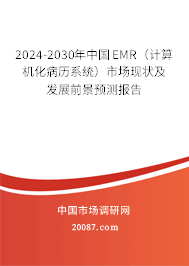 2024-2030年中国EMR（计算机化病历系统）市场现状及发展前景预测报告