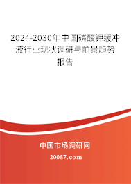 2024-2030年中国磷酸钾缓冲液行业现状调研与前景趋势报告