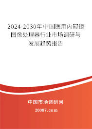 2024-2030年中国医用内窥镜图像处理器行业市场调研与发展趋势报告