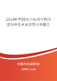 2024年中国电力电线市场深度剖析及未来走势分析报告