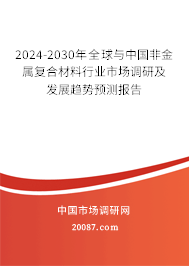 2024-2030年全球与中国非金属复合材料行业市场调研及发展趋势预测报告