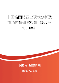 中国锆圆靶行业现状分析及市场前景研究报告（2024-2030年）