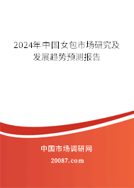 2024年中国女包市场研究及发展趋势预测报告