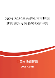 2024-2030年VAE乳胶市场现状调研及发展趋势预测报告