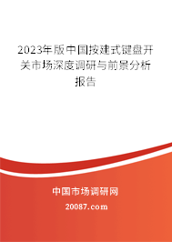 2023年版中国按建式键盘开关市场深度调研与前景分析报告