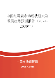 中国红霉素市场现状研究及发展趋势预测报告（2024-2030年）