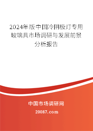 2024年版中国冷阴极灯专用玻璃具市场调研与发展前景分析报告