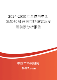 2024-2030年全球与中国SMD轻触开关市场研究及发展前景分析报告