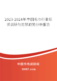 2023-2024年中国毛巾行业现状调研与前景趋势分析报告