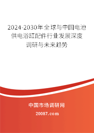 2024-2030年全球与中国电池供电浴缸配件行业发展深度调研与未来趋势