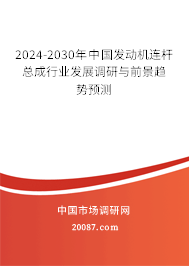 2024-2030年中国发动机连杆总成行业发展调研与前景趋势预测