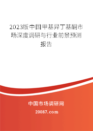 2023版中国甲基异丁基酮市场深度调研与行业前景预测报告