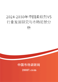 2024-2030年中国柔软剂VS行业发展研究与市场前景分析