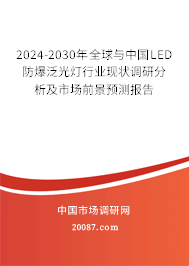 2024-2030年全球与中国LED防爆泛光灯行业现状调研分析及市场前景预测报告